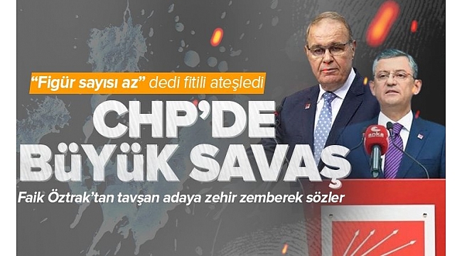 CHP'de iç savaş büyüyor! Kılıçdaroğlu’nun rakibi Özgür Özel ile CHP Sözcüsü Faik Öztrak arasında kriz.