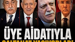 Üye aidatıyla saltanat yaşıyorlar!